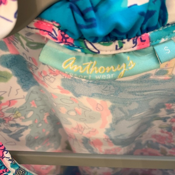 UPF50+ Ruffle Sleeveless Top - Picture 4 of 5